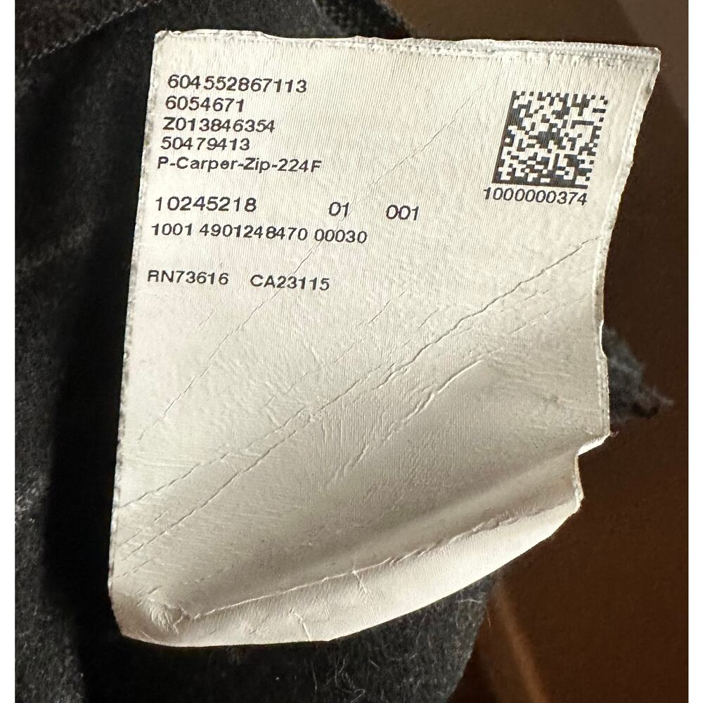 BOSS Black Pinstripe Wool Tailored Carper Jacket Size 40R - Picture 9 of 9